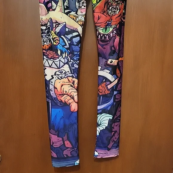 RARE Gwar Comic Book Leggings Size Large - Picture 5 of 7